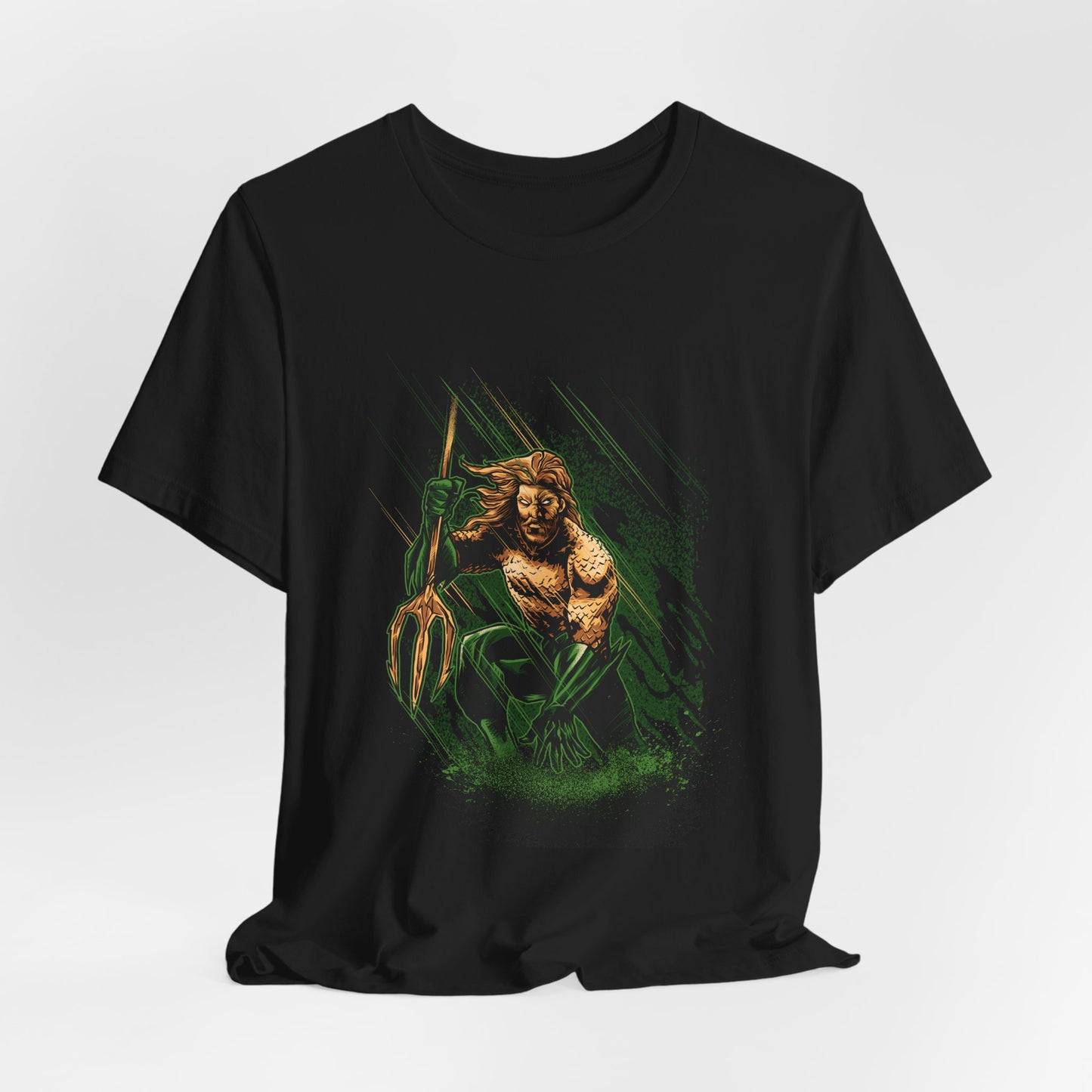Aquaman Vintage Graphic Tee — Trident Hero Comic Shirt