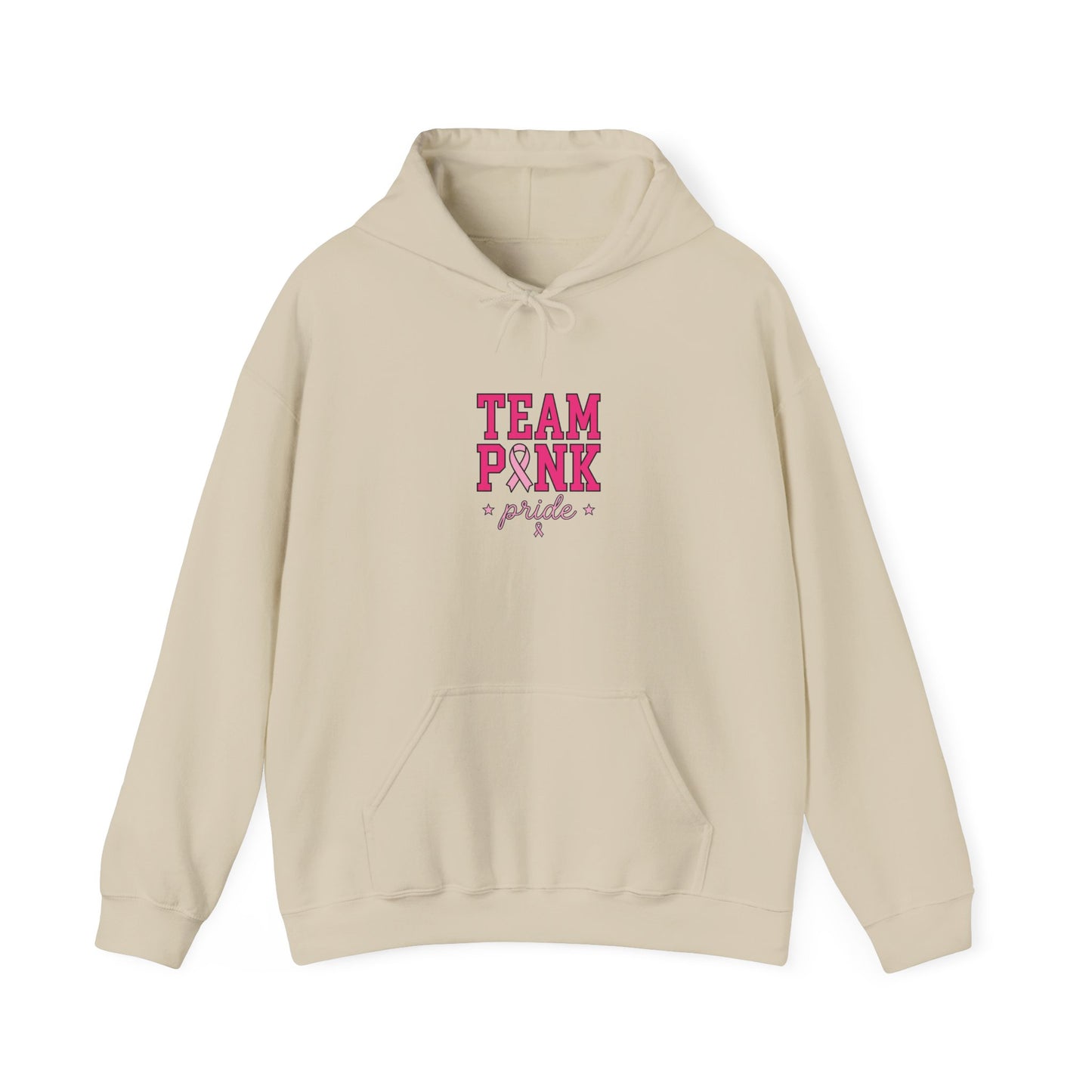 Team Pink Ribbon Hoodie | Breast Cancer Awareness, Support