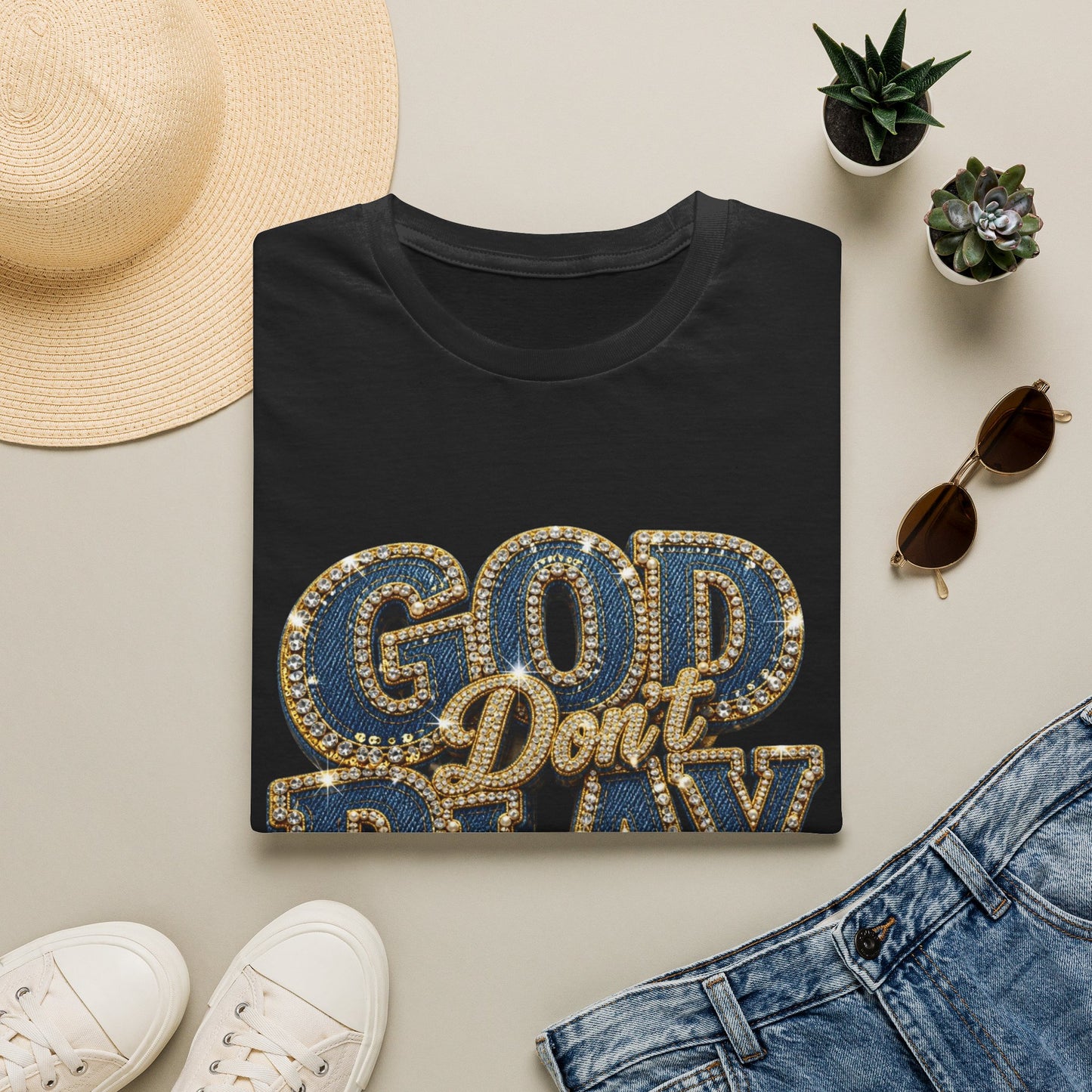 God Don't Play About Me T-Shirt-Faith