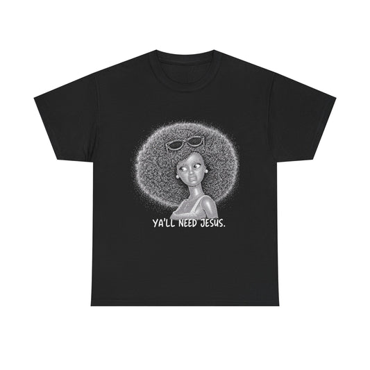 Afro Halo Art Tee — 'You Are My Wings' Graphic T-Shirt